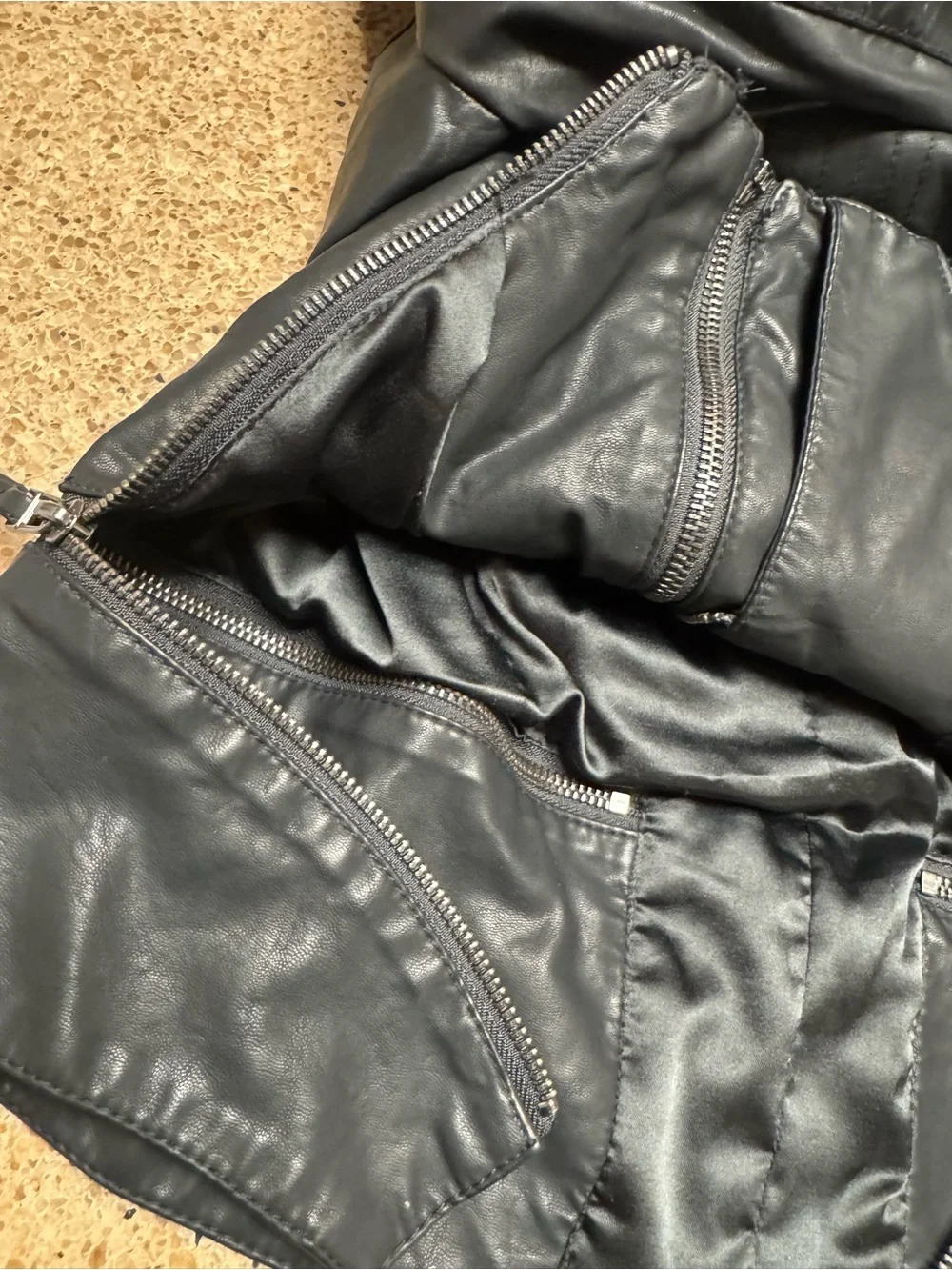 Blank NYC asymmetrical zip